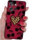 Etui do Motorola Moto EDGE 50 Neo WZORY |SILIKONOWE MATT CASE + SZKŁO 9H 1