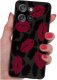 Etui do Motorola Moto EDGE 50 Neo WZORY |SILIKONOWE MATT CASE + SZKŁO 9H 1