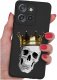krainaGSM Etui do Motorola Moto EDGE 50 Neo Wzory |SILIKONOWE MATT CASE + SZKŁO 9H 1