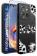 krainaGSM Etui do Motorola Moto EDGE 50 Neo WZORY SILIKONOWE MATT CASE + SZKŁO 9H 2