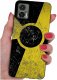 krainaGSM Etui do Motorola Moto Edge 30 Neo WZORY SILIKONOWE MATT CASE + SZKŁO 9H 1