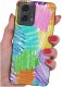 krainaGSM Etui do Motorola Moto G24 |G24 POWER |G04 |E14 WZORY |SILIKONOWE MATT SZKŁO 1