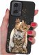 krainaGSM Etui do Motorola Moto G24 |G24 POWER |G04 |E14 WZORY |SILIKONOWE MATT SZKŁO 1