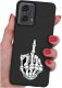 krainaGSM Etui do Motorola Moto G24 |G24 POWER |G04 |E14 WZORY |SILIKONOWE MATT SZKŁO 1