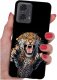 krainaGSM Etui do Motorola Moto G24 |G24 POWER |G04 |E14 WZORY |SILIKONOWE MATT SZKŁO 1