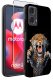 krainaGSM Etui do Motorola Moto G24 |G24 POWER |G04 |E14 WZORY |SILIKONOWE MATT SZKŁO 2