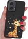 krainaGSM Etui do Motorola Moto G24 |G24 POWER |G04 |E14 WZORY |SILIKONOWE MATT SZKŁO 1