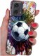 krainaGSM Etui do Motorola Moto G24 |G24 POWER |G04 |E14 WZORY |SILIKONOWE MATT SZKŁO 1