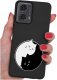 krainaGSM Etui do Motorola Moto G24 |G24 POWER |G04 |E14 WZORY |SILIKONOWE MATT SZKŁO 1