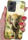 krainaGSM Etui do Motorola Moto G24 |G24 POWER |G04 |E14 WZORY |SILIKONOWE MATT SZKŁO 1