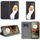 krainaGSM Etui do Motorola Moto G55 5G MAGNET WZORY CASE PORTFEL + SZKŁO 9H 2