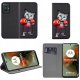 Etui do Motorola Moto G55 5G MAGNET WZORY CASE PORTFEL + SZKŁO 9H 2