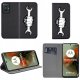 krainaGSM Etui do Motorola Moto G55 5G MAGNET WZORY CASE PORTFEL + SZKŁO 9H 2