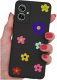 krainaGSM Etui do Motorola Moto G55 5G WZORY |SILIKONOWE MATT CASE + SZKŁO 9H 1