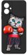 krainaGSM Etui do Motorola Moto G55 5G WZORY |SILIKONOWE MATT CASE + SZKŁO 9H 3