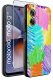 krainaGSM Etui do Motorola Moto G55 5G WZORY |SILIKONOWE MATT CASE + SZKŁO 9H 2