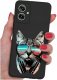 krainaGSM Etui do Motorola Moto G55 5G WZORY |SILIKONOWE MATT CASE + SZKŁO 9H 1
