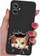 krainaGSM Etui do Motorola Moto G55 5G WZORY |SILIKONOWE MATT CASE + SZKŁO 9H 1