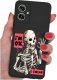 krainaGSM Etui do Motorola Moto G55 5G wzory | SILIKONOWE MATT CASE + SZKŁO 9H 1