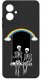 krainaGSM Etui do Motorola Moto G55 5G WZORY |SILIKONOWE MATT CASE + SZKŁO 9H 3