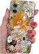 Etui do Motorola Moto G55 5G WZORY |SILIKONOWE MATT CASE + SZKŁO 9H 1