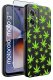 krainaGSM Etui do Motorola Moto G55 5G WZORY SILIKONOWE MATT CASE + SZKŁO 9H 2