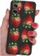 krainaGSM Etui do Motorola Moto G55 5G wzory | SILIKONOWE MATT CASE + SZKŁO 9H 1