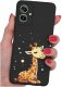 krainaGSM Etui do Motorola Moto G55 5G WZORY |SILIKONOWE MATT CASE + SZKŁO 9H 1