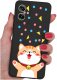 krainaGSM Etui do Motorola Moto G55 5G WZORY SILIKONOWE MATT CASE + SZKŁO 9H 1
