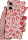 krainaGSM Etui do Motorola Moto G55 5G WZORY |SILIKONOWE MATT CASE + SZKŁO 9H 1