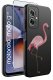 krainaGSM Etui do Motorola Moto G55 5G WZORY |SILIKONOWE MATT CASE + SZKŁO 9H 2