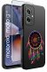 krainaGSM Etui do Motorola Moto G55 5G wzory | SILIKONOWE MATT CASE + SZKŁO 9H 2