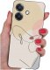 krainaGSM Etui do Oppo A40 | A40M | WZORY | SILIKONOWE MATT SZKŁO 9H 1