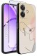 krainaGSM Etui do Oppo A40 | A40M | WZORY | SILIKONOWE MATT SZKŁO 9H 2
