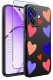 krainaGSM Etui do Oppo A40 | A40M | WZORY | SILIKONOWE MATT SZKŁO 9H 2