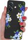 krainaGSM Etui do Oppo A40 | A40M | WZORY | SILIKONOWE MATT SZKŁO 9H 1