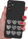 krainaGSM ETUI do Samsung Galaxy A35 | A35 5G CASE WZORY SOFT MATT PLECKI + SZKŁO 9H 1
