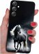 ETUI do Samsung Galaxy M23 5G WZORY |SILIKONOWE MATT CASE + SZKŁO 9H 1