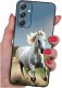 ETUI do Samsung Galaxy M23 5G WZORY |SILIKONOWE MATT CASE + SZKŁO 9H 1