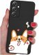 ETUI do Samsung Galaxy M23 5G WZORY |SILIKONOWE MATT CASE + SZKŁO 9H 1