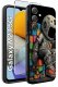 ETUI do Samsung Galaxy M23 5G WZORY |SILIKONOWE MATT CASE + SZKŁO 9H 2