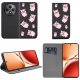 krainaGSM Etui do Oppo Reno 12 F 5G | 12 FS 5G MAGNET WZORY CASE PORTFEL + SZKŁO 9H 2