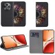 krainaGSM Etui do Oppo Reno 12 F 5G | 12 FS 5G MAGNET WZORY CASE PORTFEL + SZKŁO 9H 2
