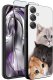 krainaGSM ETUI do Samsung S25+ Plus | WZORY | SILIKONOWE MATT CASE + SZKŁO 9H 2