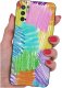 ETUI do Xiaomi Redmi Note 10 5G | WZORY | SILIKONOWE MATT CASE + SZKŁO 9H 1