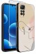 krainaGSM ETUI do Xiaomi Redmi Note 11 Pro | WZORY | SILIKONOWE MATT CASE + SZKŁO 9H 2