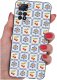 krainaGSM ETUI do Xiaomi Redmi Note 11 Pro | WZORY | SILIKONOWE MATT CASE + SZKŁO 9H 1