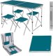 NC1633 STÓŁ I KRZESŁA ZESTAW NIEBIESKI NILS CAMP 2