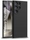 Etui do Samsung S25 Ultra CASE Gumowe CZARNE Matowe Silikon Slim + SZKŁO 9H 1