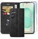 ETUI Z KLAPKĄ do Samsung S25+ Plus Zamykane Magnetyczne Skórzane + Szkło 2